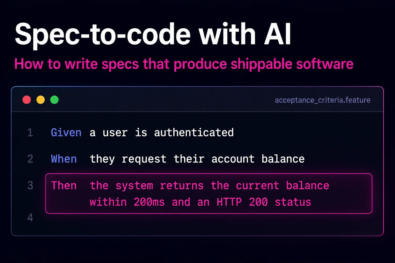 Spec Code Spec-to-Code With AI: How to Write Specs That Ship
